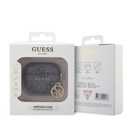 Coque de Protection pour AirPods 3 PU Charm Classic Logo GUESS GUOA3P4E4CDW - Marron — Accessoire · Smarty Paris 18e
